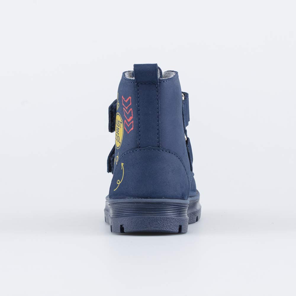 152353-32 Утепленные ботинки на липучках DGU синий, все фото 5