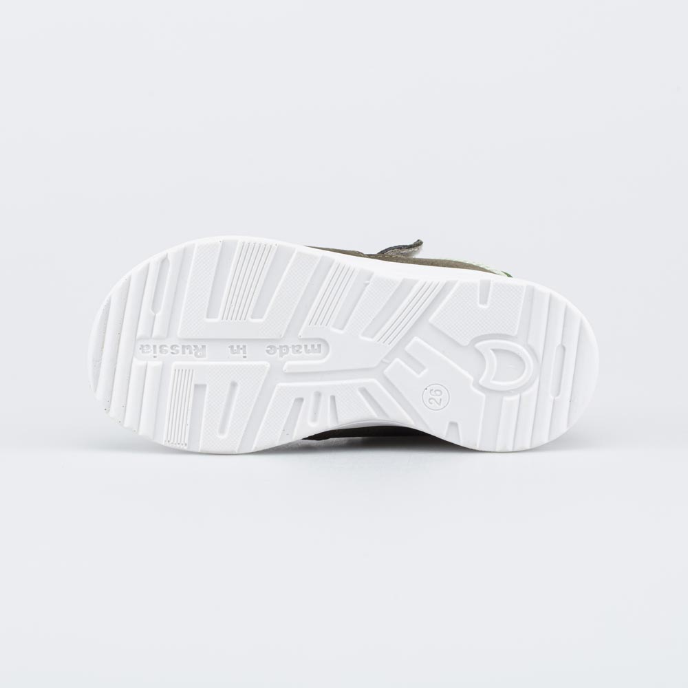 322192-24 Кожаные сандалии для мальчика Оливковый, все фото 3