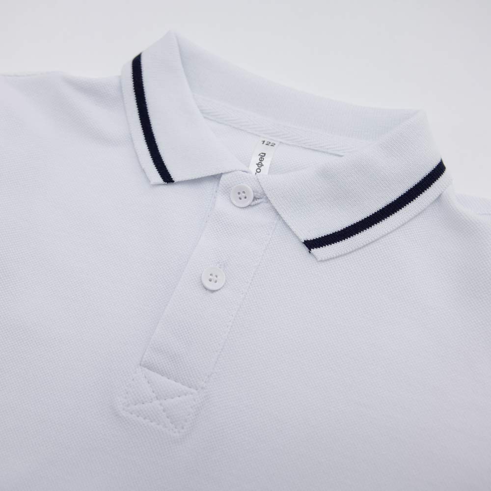 07701005-60 Рубашка-поло с длинным рукавом белый, все фото 3