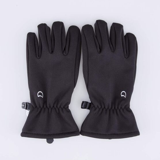 07722154-40 Детские перчатки SoftShell черный для мальчики черный
