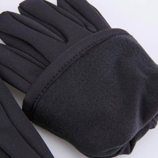07722154-40 Детские перчатки SoftShell черный для мальчики черный фото №4