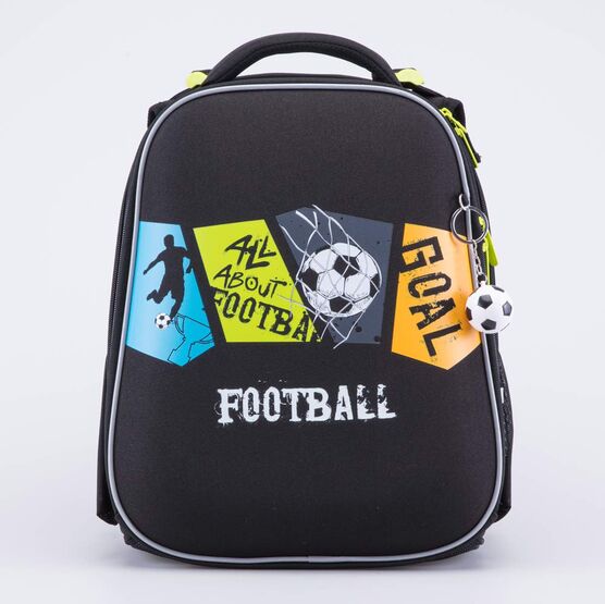 02704335-40 Рюкзак школьный Football КК для мальчики черный