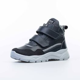 152316-32 Демисезонные ботинки на липучках STYLE синий для мальчики синий