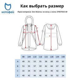 07857016-40 Ветровка для девочки на весну и осень для девочки розовый фото №4