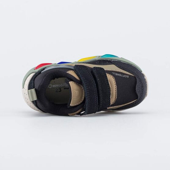 144280-73 Черные кроссовки с LED и Softshell для мальчики черный фото №4