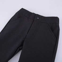 07759035-40 Утепленные брюки SoftShell + флис для мальчики черный фото №3