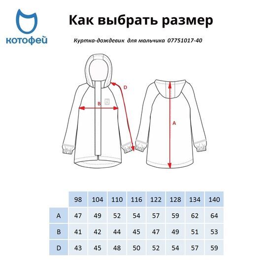 07751017-40 Куртка-дождевик синяя для универсальные синий фото №8