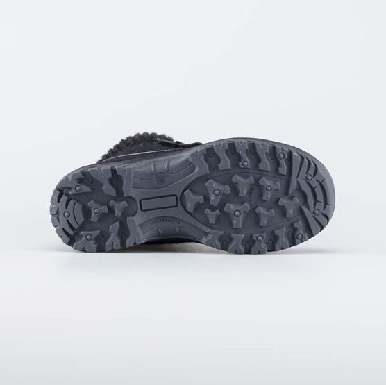 657009-41 Войлочные ботинки на липучках для мальчики черный фото №3