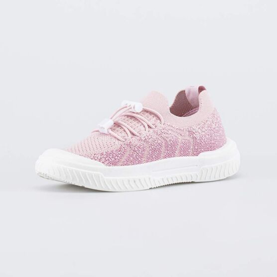 631167-11 Вязаные кеды на подошве FIT для девочки розовый