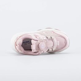 344507-71 Кроссовки с LED и Softshell для девочки розовый фото №4