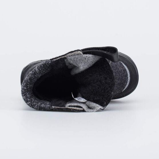 257007-42 Черные валенки для мальчика 1936 для мальчики серый + черный фото №4