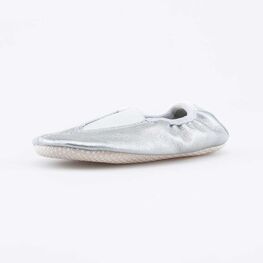 212005-01 Чешки для девочки серебристый