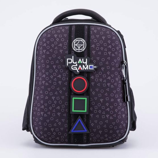 02704328-40 Рюкзак для первоклассника Play game КК для мальчики черный