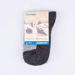 07742291-40 Термоноски Котофей Комфорт светло-серый для мальчики светло-серый фото №3