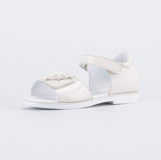 523070-21 Нарядные босоножки для девочки для девочки бежевый