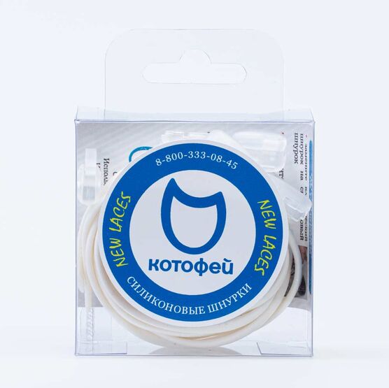 03008004-41 Силиконовая система шнуровки белый для универсальные белый