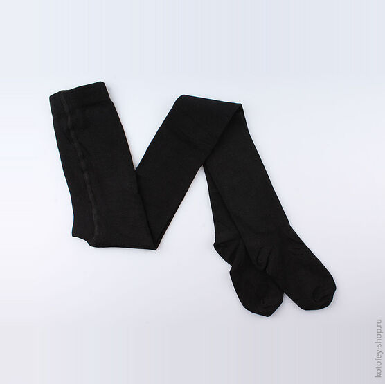 07031272-01 Классические колготки однотонные черные для универсальные черный
