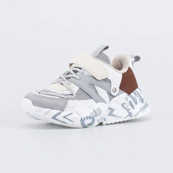 644423-71 Кроссовки на высокой подошве для мальчики серый