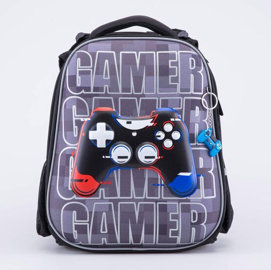 02704367-40 Рюкзак школьный Gamer КК для мальчики черный